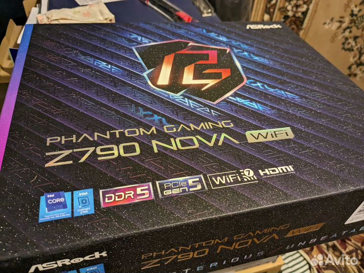 ASRock Phantom Gaming Z790 Nova WiFi, ATX, LGA1700