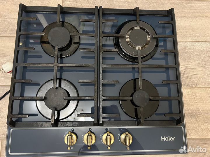Встраиваемая газовая варочная панель haier