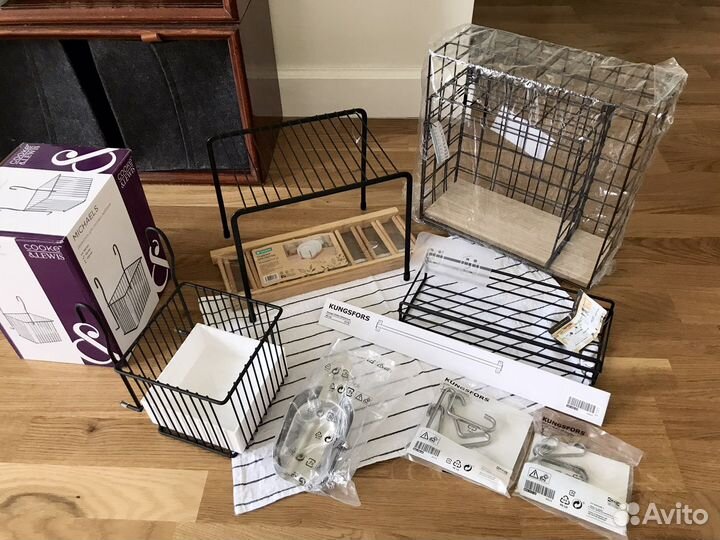 Аксессуары для хранения на кухне IKEA и др