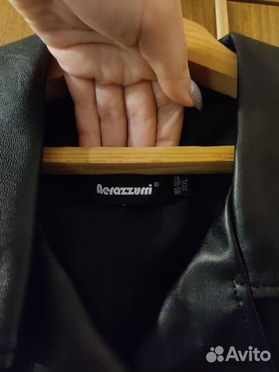 Куртка кожаная женская косуха 48 50 экокожа