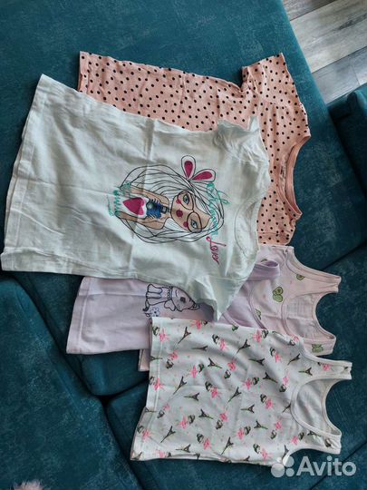Вещи пакетом на девочку 122-128