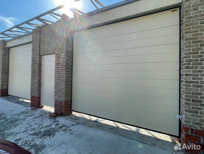 Секционные ворота фирм. Alutech с установкой