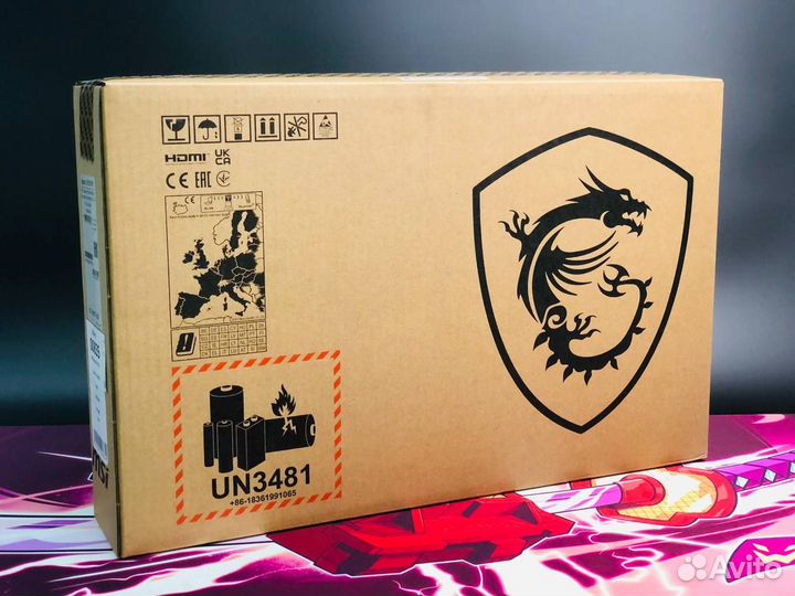 Новый ноутбук MSI Katana 15 i7-13700H RTX 4060 SSD