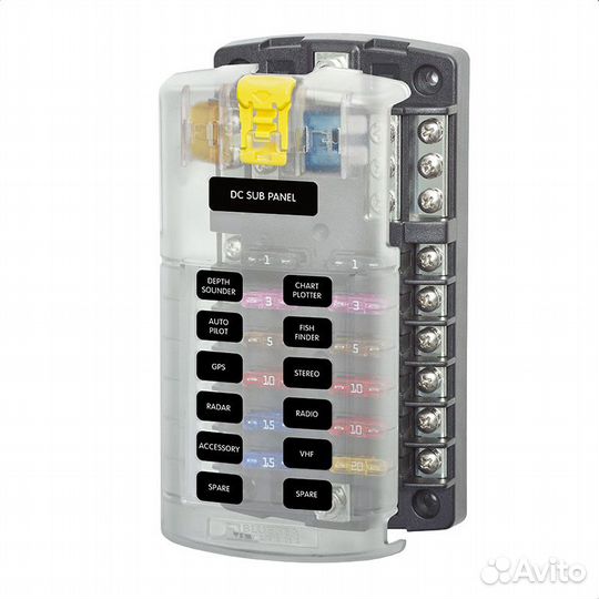 Блок Blue Sea 5026 для подключения эхолота в катер