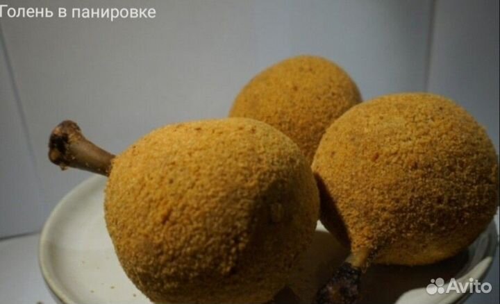 Сырный шарик в панировке. Голень в панировке