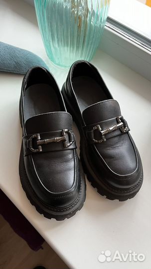 Лоферы натуральная кожа