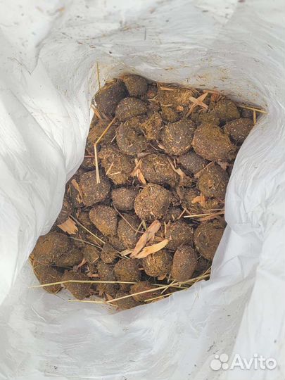 Навоз конский в мешках