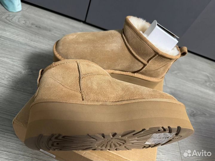 Угги Classic Ultra Mini Platform Chestnut