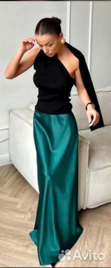 Юбка шелковая