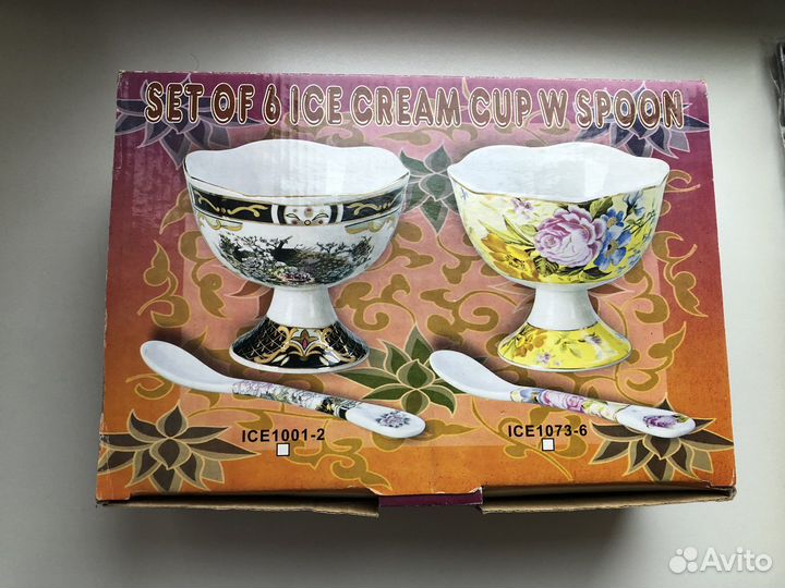 Фарфоровые креманки