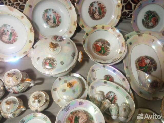 Сервиз столовый чайный кофейный