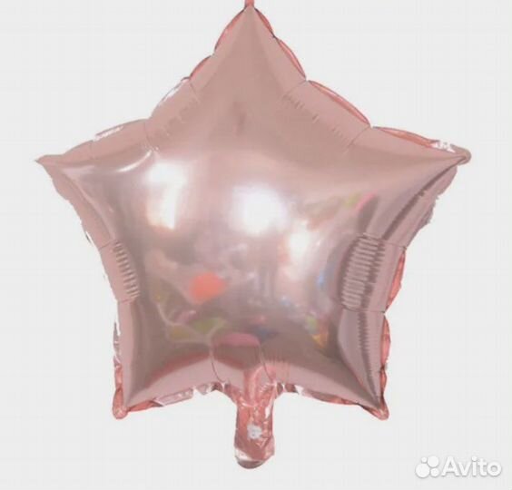 Новые фольгированные шары сердце звезды 45 см