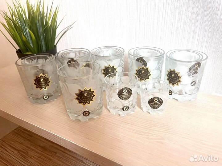 Набор бокалов стопок Гусь Хрустальный