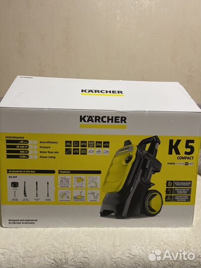 Мойка высокого давления karcher к 5 compact
