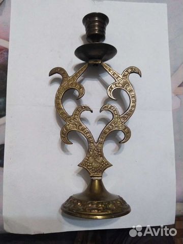 Подсвечник бронза