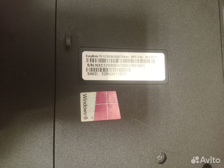 Ноутбук Packard Bell EasyNote TS11HR