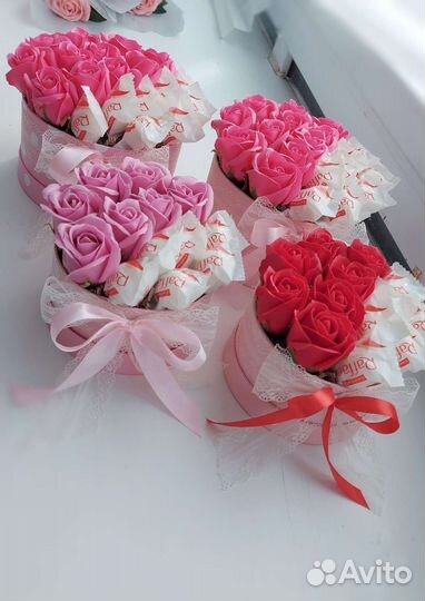 Цветы розы букет