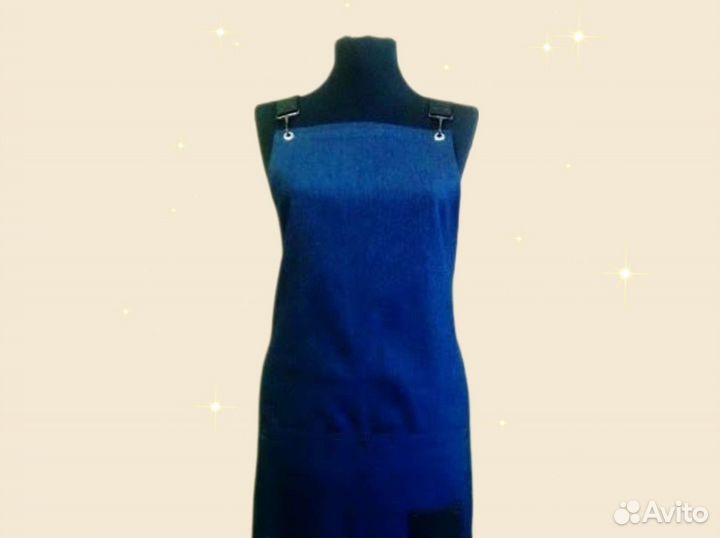 Фартук джинсовый