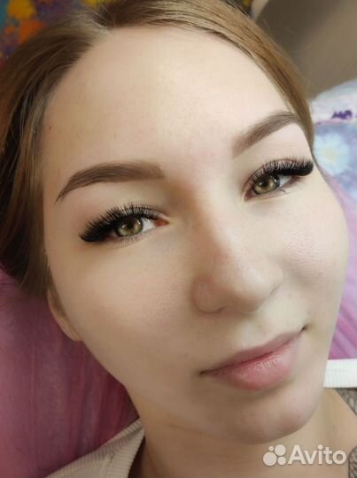 Наращивание ресниц/Ламинирование/Оформление бровей