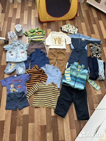 Пакет одежды на мальчика 80-92 см