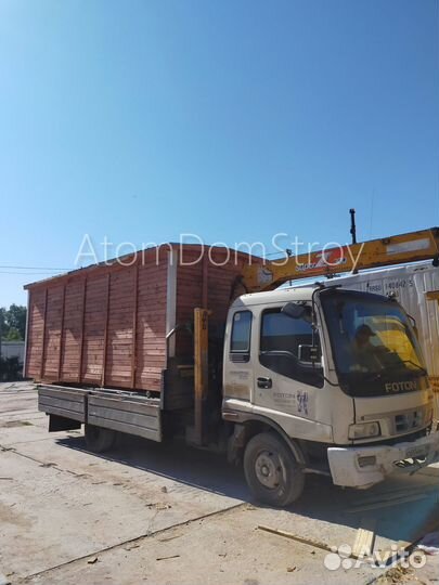 Новые деревянные бытовки