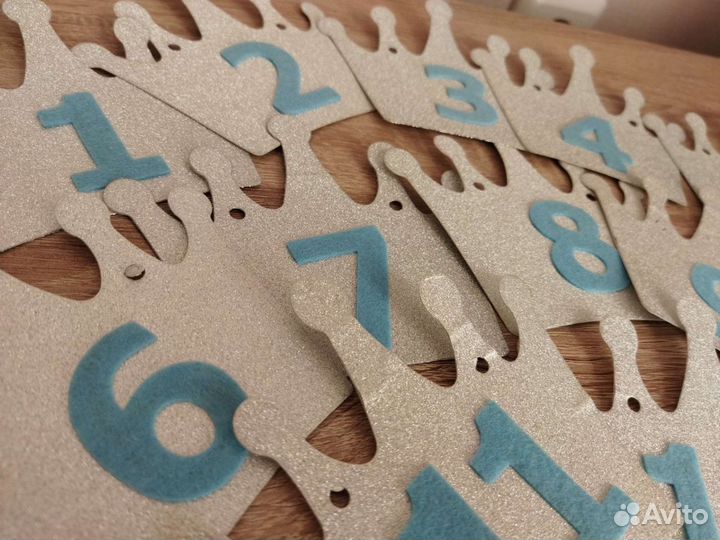 Гирлянда для фото на 1 годик