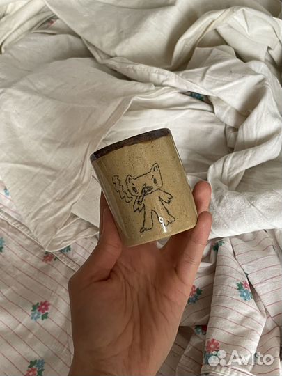 Керамический стаканчик ручной работы