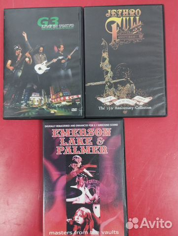 G3 jetro tull emerson lake palmer музыка на DVD