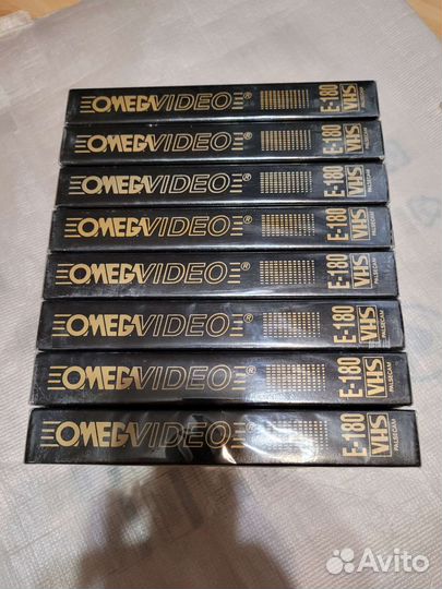Видеокассеты vhs новые
