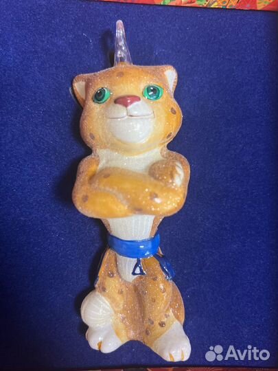 Белый мишка Зайка Леопард Сочи 2014