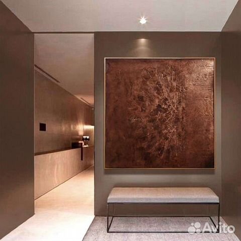 Картина маслом в интерьер абстракция