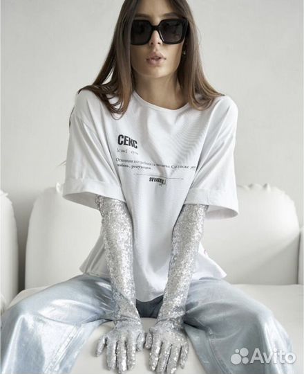 Перчатки из пайеток