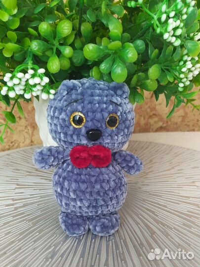 Вязанные плюшевые игрушки
