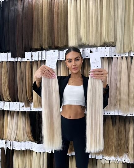 Волосы натуральные срезы