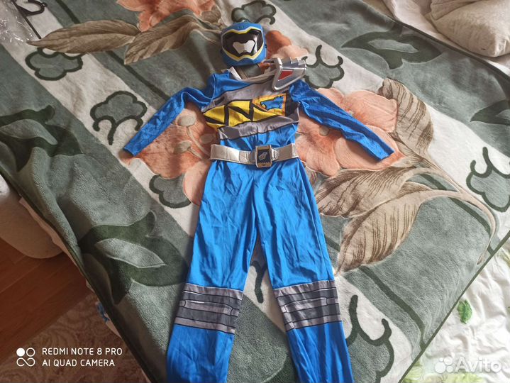 Костюм рейнджера синий