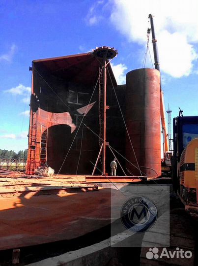 Резервуар от завода 20 м3 и более. рвс