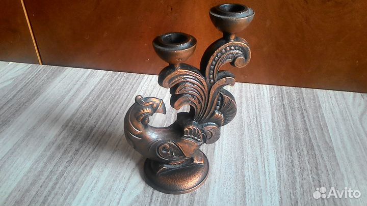 Подсвечник настольный на 2 свечи времен СССР