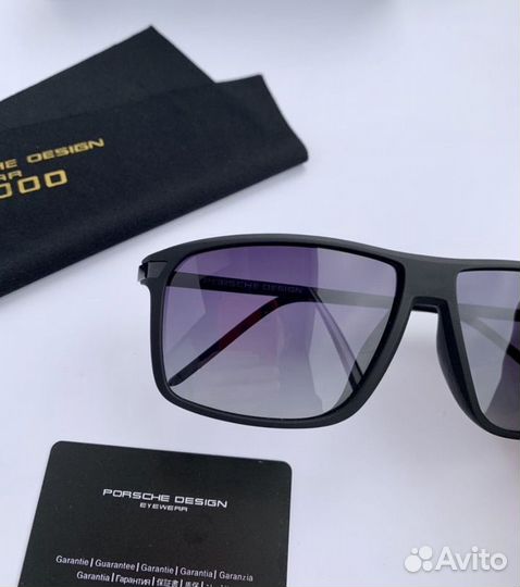Очки porsche design черные поляризационные
