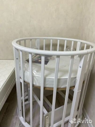 Матрас детский круглый 75*75 мишутка