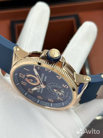 Мужские синие часы Ulysse Nardin