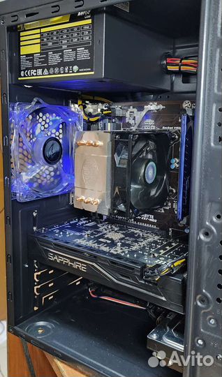 Игровой пк Intel i7-4/8Ядер/16Gb-RAM/RX-470-8Gb