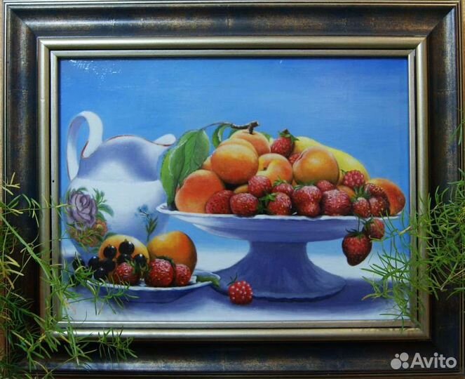 Картина маслом на холсте, натюрморт