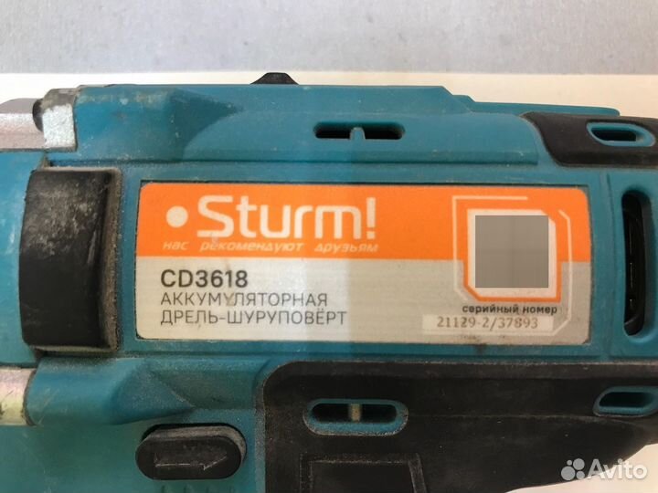 Шуруповерт Sturm CD3618