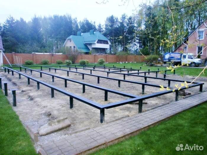 Монтаж Винтовых сваи