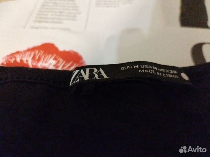 Боди женское чёрное zara