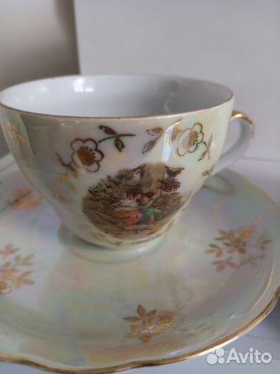 Чайные пары немецкого сервиза Мадонна