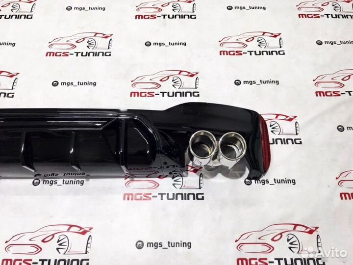 Диффузор M5 - Сompetition + насадки M BMW 5 G30