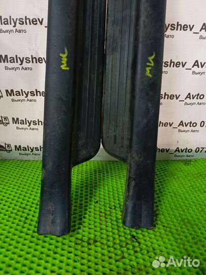 Накладки передних порогогов Geely mk cross