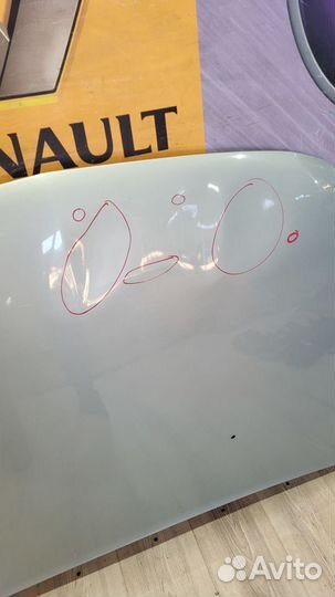 Капот Renault logan