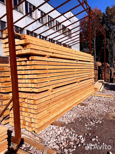 Брус обрезной 100х200х6000мм с доставкой